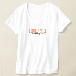 パンプキンスパイス Hanes Nano VネックTシャツ Tシャツ