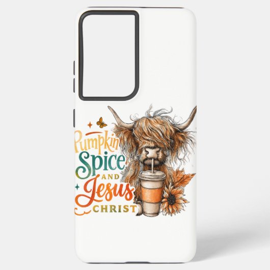 パンプキンスパイス.... SAMSUNG GALAXYケース (裏面)