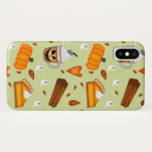 パンプキンスパイスiPhoneケース Case-Mate iPhoneケース (裏面(横))