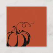 パンプキンスパイスQRコード エンクロージャーカード (裏面)