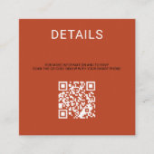 パンプキンスパイスQRコード エンクロージャーカード (正面)