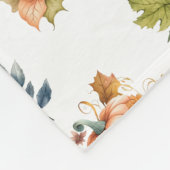 パンプキンスパーソナライズされたカントリーシックフリースブランケット フリースブランケット (角)