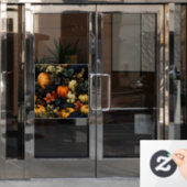 パンプキンスフローラアートウィンドウ ウィンドウサイン (オフィスドア)