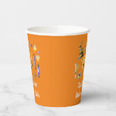 パンプキンスプークタキュラハロウィーンバッシュパーティーオレンジ 紙コップ (左)