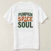 パンプキンスペース Tシャツ (デザイン裏面)