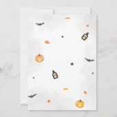 パンプキンスポオクタキュラハローウィンパーティ 招待状 (裏面)