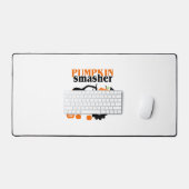 パンプキンスマッシャーボーイズハロウィーンモンスタートラック デスクマット (キーボード&マウス)