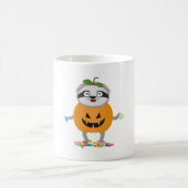 パンプキンスロスハロウィーンの衣装ギフト コーヒーマグカップ (中央)