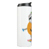 パンプキンスロスハロウィーンの衣装ギフト タンブラー (回転左)