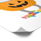 パンプキンスロスハロウィーンの衣装ギフト ポスター (角)