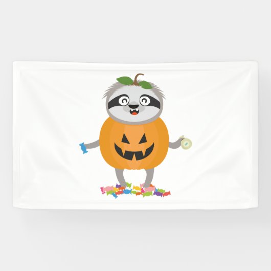 パンプキンスロスハロウィーンの衣装ギフト 横断幕 (横)