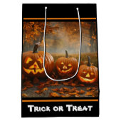 パンプキンス不気味ファミリーコレクション ミディアムペーパーバッグ (裏面)