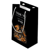 パンプキンス幽霊のよく出るハロウィーン付きハウス スモールペーパーバッグ (裏面アングル)