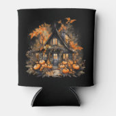 パンプキンス幽霊のよく出るハロウィーン付きハウス 缶クーラー (正面)