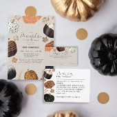 パンプキンス男女兼用おむつラッフルベビーシャワー エンクロージャーカード