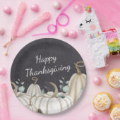 パンプキンス素朴ファームハウスハッピーサンクスギビング ペーパープレート (パーティー)