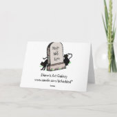 パンプキンス間抜けハロウィーンカード カード (裏面)