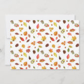 パンプキンス&プロセッコブライダルウェディングシャワー 招待状 (裏面)