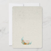 パンプキンズインウォーターカラー招待状 招待状 (裏面)