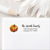 パンプキンズオ絵画ータムデザイン差出人住所 ラベル (インサイチュ)