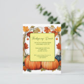 パンプキンズサンクスギビングデイディナー招待状 招待状 (スタンド正面)