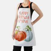パンプキンズハッピーフレンドシェヴィジングオレンジ秋 エプロン (インサイチュ)