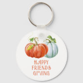 パンプキンズハッピーフレンドシェヴィジングオレンジ秋 キーホルダー (正面)