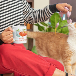 パンプキンズハッピーフレンドシェヴィジングオレンジ秋 コーヒーマグカップ