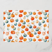 パンプキンズフォイル招待状 箔招待状 (正面)