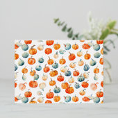 パンプキンズフォイル招待状 箔招待状 (立ち正面)