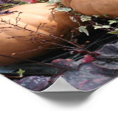 パンプキンズプラントファームスタンド鏡抽象芸術 ポスター (角)