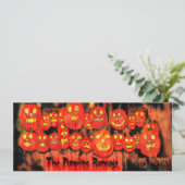 パンプキンズランページハローウィンパーティ招待状 カード (スタンド正面)