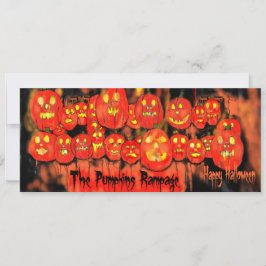 パンプキンズランページハローウィンパーティ招待状 カード