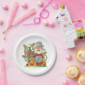 パンプキンズリンゴハイライド紙プレート ペーパープレート (パーティー)