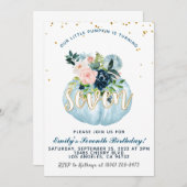 パンプキンセブン誕生日招待状 招待状 (正面/裏面)