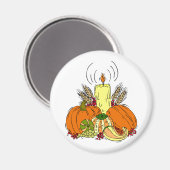 パンプキンセンターピース マグネット (正面/裏面)