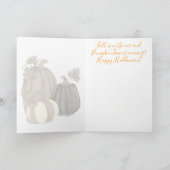 パンプキンタイムとハロウィン カード (内部)