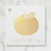 パンプキンタンジェリンフェイクレザー フェイバータグ (正面)