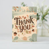 パンプキンチェントナム秋 サンキューカード (スタンド正面)