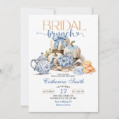パンプキンチノイスリーブライダルブランチブライダルシャワー 招待状 (正面)
