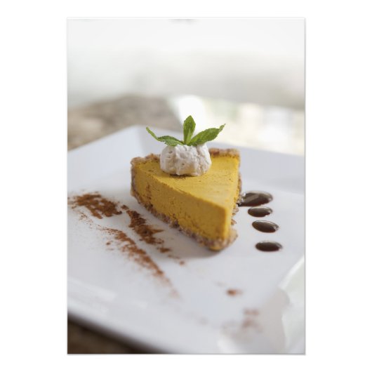 パンプキンチーズケーキ フォトプリント            (正面)