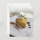 パンプキンチーズケーキ ポストカード (正面/裏面)