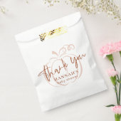 パンプキンテラコッタボヘミアン自然ベビーシャワー フェイバーバッグ (封をした状態)