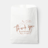 パンプキンテラコッタボヘミアン自然ベビーシャワー フェイバーバッグ (正面)