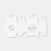 パンプキンテラコッタボヘミアン自然ベビーシャワー フェイバーボックス (折り畳みなし)