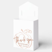 パンプキンテラコッタボヘミアン自然ベビーシャワー フェイバーボックス (オープン)