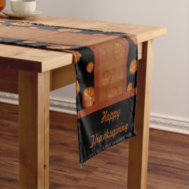 パンプキンテーブルランナー ショートテーブルランナー