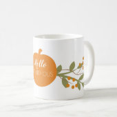 パンプキンテーマドホームデコール秋 コーヒーマグカップ (正面右)