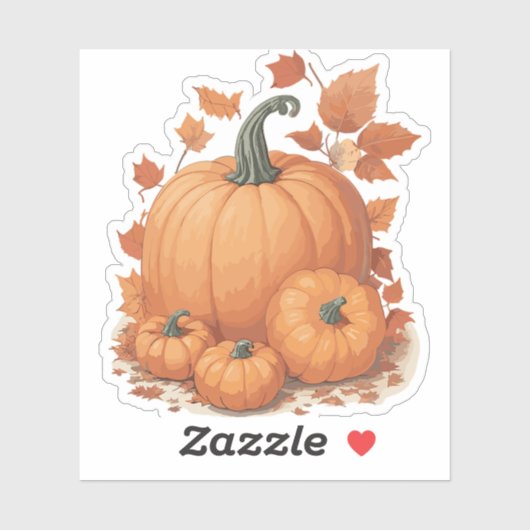 パンプキンデザイン シール (シート)
