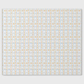 パンプキントイレクレストエレガントボーイベビーシャワー ラッピングペーパー (フラット)